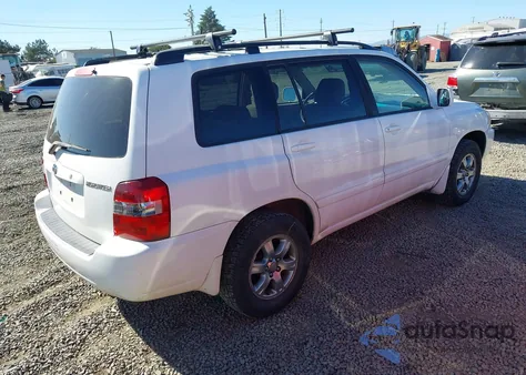 2005 Toyota Highlander V6 from USA, damaged, VIN JTEEP21A350108281